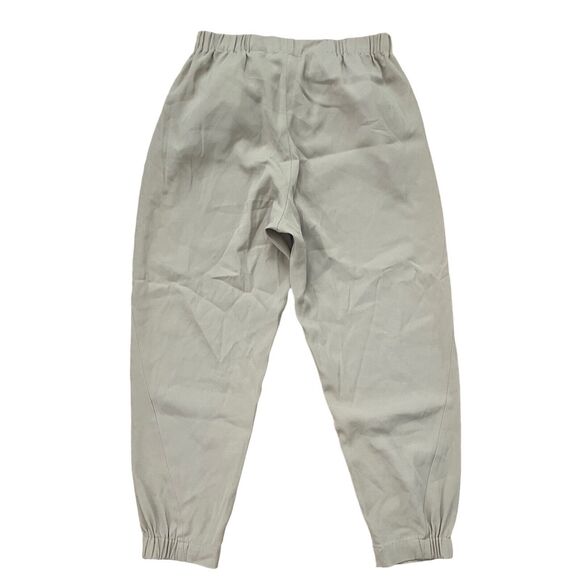 Babaton Small Dexter Pant Tan Tuxedo Pull On Crepe Ankle Cropped - Picture 8 of 10